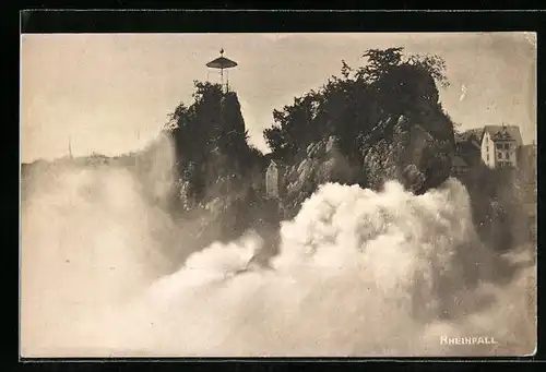 AK Schaffhausen, Rheinfall mit Umgebung