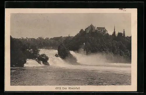 AK Schaffhausen, Schloss am Rheinfall