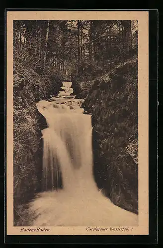 AK Baden-Baden, Geroldsauer Wasserfall