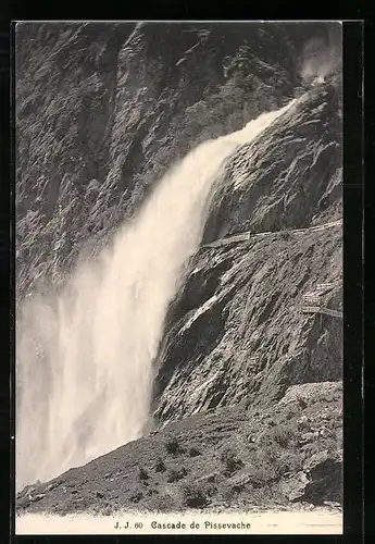 AK Cascade de Pissevache, Wasserfall