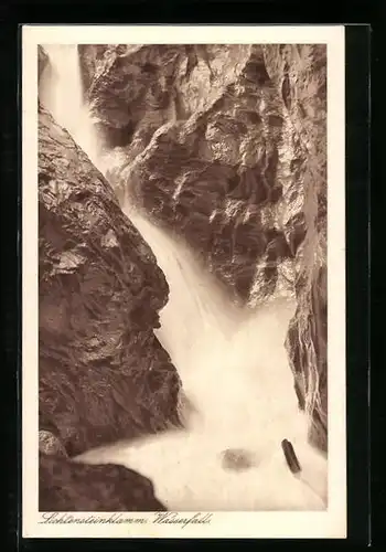 AK Lichtensteinklamm Wasserfall