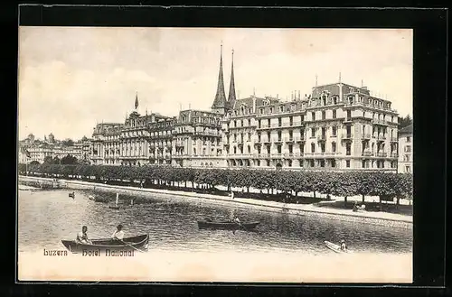 AK Luzern, Hotel National, Flusspartie