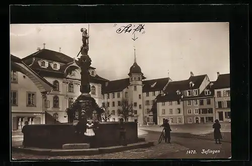 AK Zofingen, Brunnen am Stift