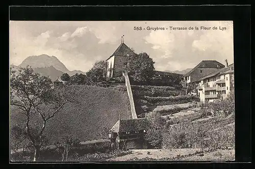 AK Gruyères, Terrasse de la Fleur de Lys