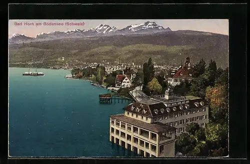 AK Bad Horn a. Bodensee, Totalansicht aus der Vogelschau