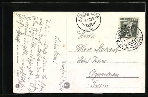 AK Bad Horn a. Bodensee, Totalansicht aus der Vogelschau