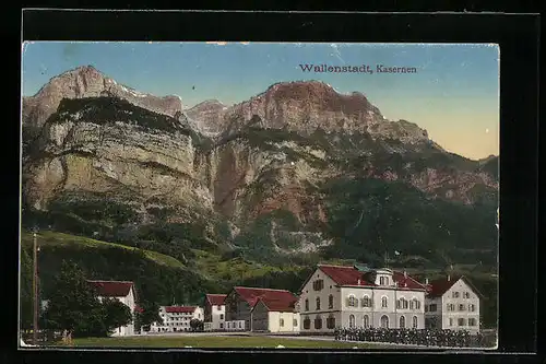 AK Wallenstadt, Blick zu den Kasernen