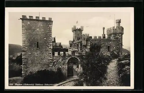 AK Baden, Schloss Schartenfels mit Eingangstor