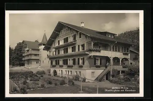 AK Goldern-Brünig, Hasliberghaus mit Turmhaus