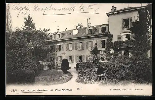 AK Lausanne, Pensionnat Villa St-Roch