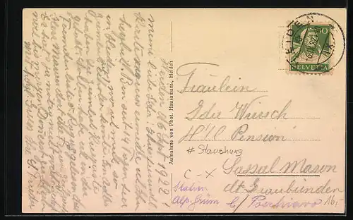 AK Heiden, Ansicht der Pension Rechsteiner