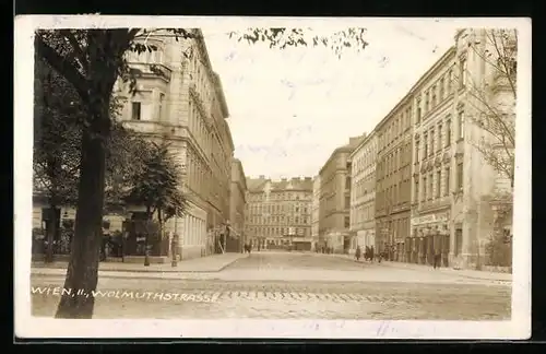 AK Wien, Blick in die Wolmuthstrasse