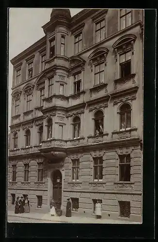 Foto-AK Wien, Wohnhaus Starhemberggasse 15