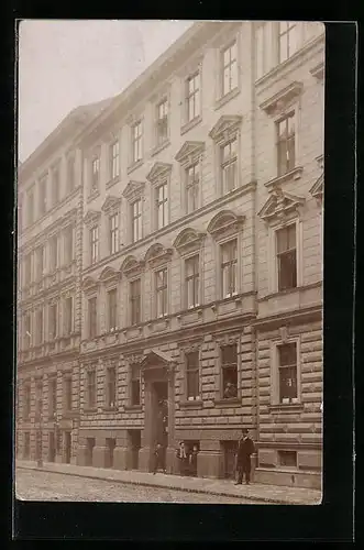 Foto-AK Wien, Mechaniker Wilhelm Neumann, Rubensgasse 8