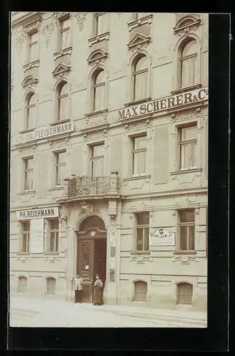 Foto-AK Wien, Fa. Max Scherer & Co., Obere Zollamtsstrasse 101