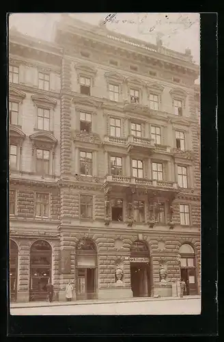 Foto-AK Wien, Fa. M. J. Elsinger & Söhne, Volksgartenstrasse 3