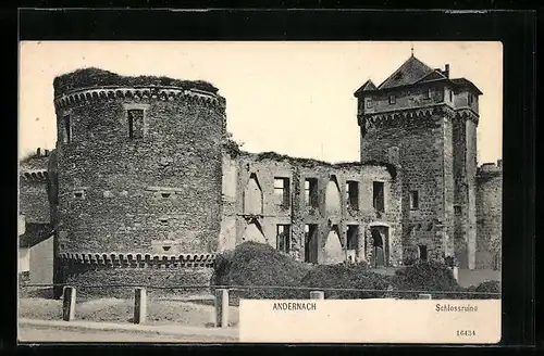 AK Andernach, an der Schlossruine