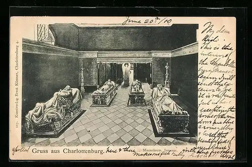 AK Berlin-Charlottenburg, Inneres des Mausoleums