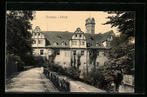 AK Glauchau i. S., auf dem Weg in das Schloss