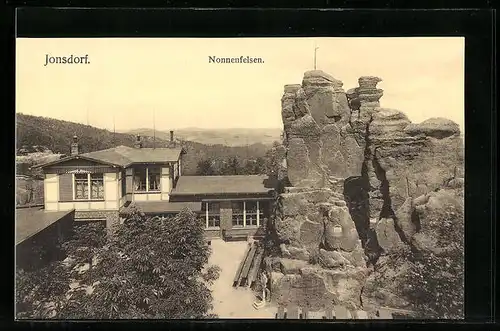 AK Jonsdorf, am Nonnenfelsen