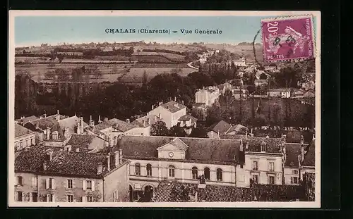 AK Chalais, Charente, Vue Generale