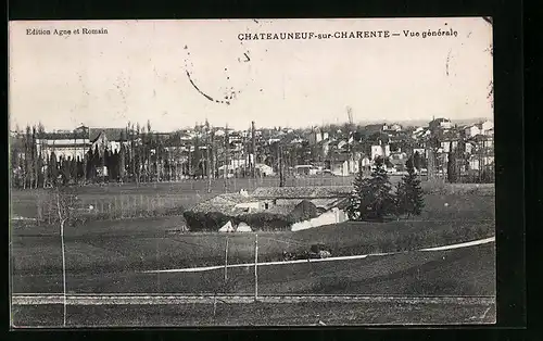 AK Chateauneuf-sur-Charente, Vue Generale