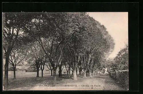 AK Chasseneuil, Charente, Champ de Foire