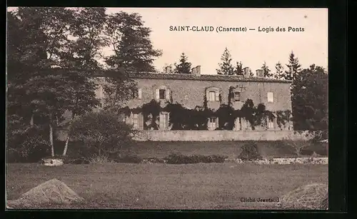 AK Saint-Claud, Montmoreau, Logis des Ponts