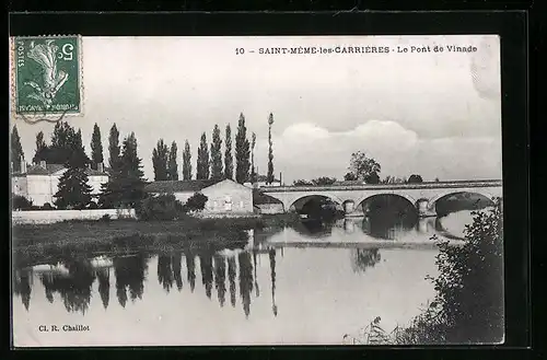 AK Saint-Meme-les-Carrieres, Le Pont de Vinade