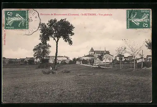 AK St-Eutrope, Charente, Vue Generale, Environs de Montmoreau
