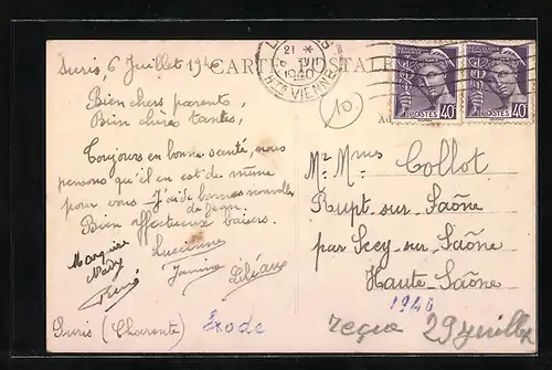 AK Suris, Charente, Vue generale