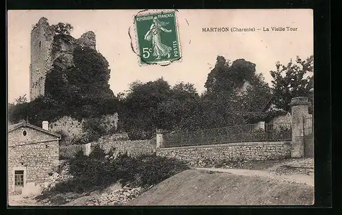 AK Marthon, Charente, La Vieille Tour