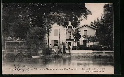 AK Mansle, Charente, Villas Ma Maisonnette et Bon Accueil sur les bords de la Charente