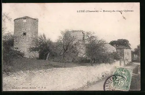 AK Luxe, Charente, Ruines du vieux Chateau