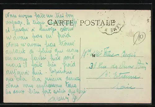 AK Loubert, La Charente Pittoresque, Entree du Bourg