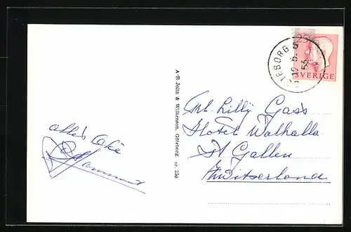 AK Göteborg, T.M.S. Gripsholm, das Passagierschiff in der Bucht