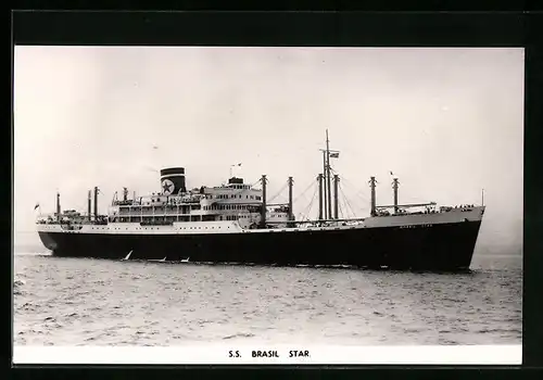 AK Passagierschiff S.S. Brasil Star auf hoher See