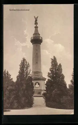 AK Fehrbellin, am Schlachtendenkmal