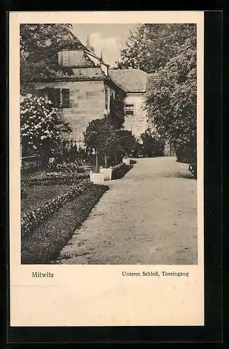 AK Mitwitz, Toreingang am Unteren Schloss