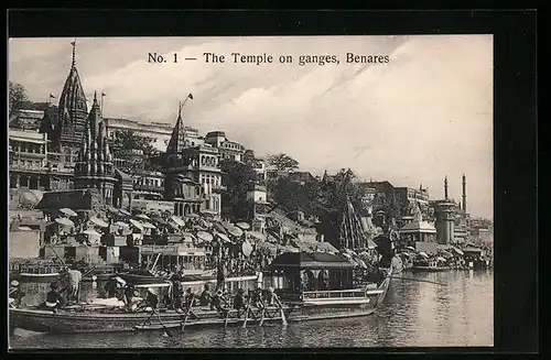 AK Benares, the Temple on Ganges