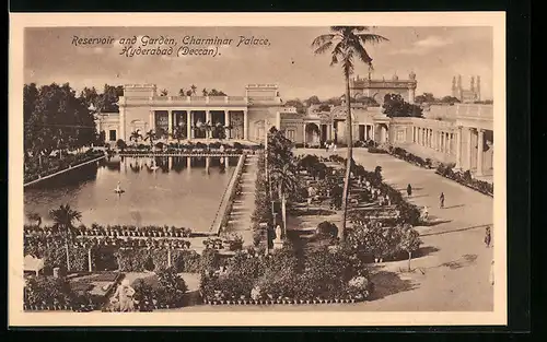 AK Deccan, Hyderabad, Reservoir and Garden at Charminar Palace