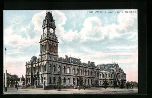 AK Bendigo, Post Office and Law Courts