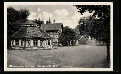 AK Gernrode / Harz, Gasthaus Waldwirtschaft Sternhaus