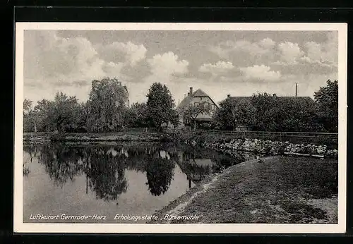 AK Gernrode / Harz, Erholungsstätte Bückemühle