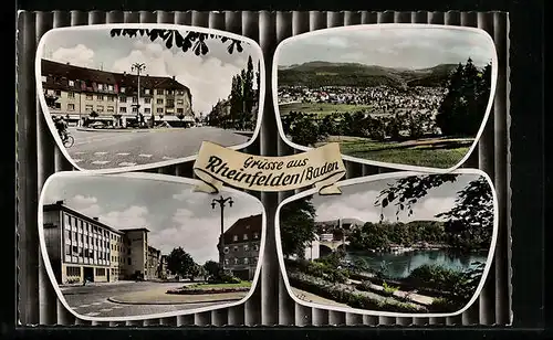 AK Rheinfelden / Baden, Ortsansicht, Strassenpartie