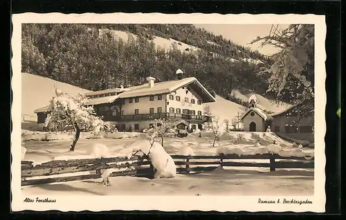 AK Ramsau b. Berchtesgaden, Altes Forsthaus