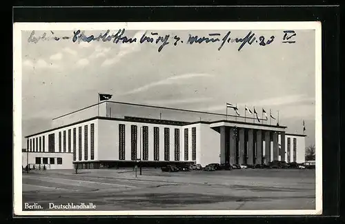 AK Berlin-Charlottenburg, Deutschlandhalle