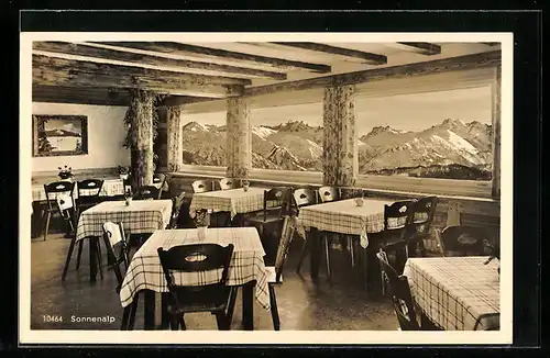 AK Sonthofen / Allgäu, Sporthotel Sonnenalp, Speiseraum