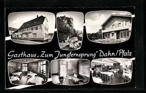 AK Dahn / Pfalz, Gasthaus Zum Jungfernsprung