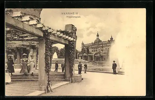 AK Mannheim, Friedrichsplatz